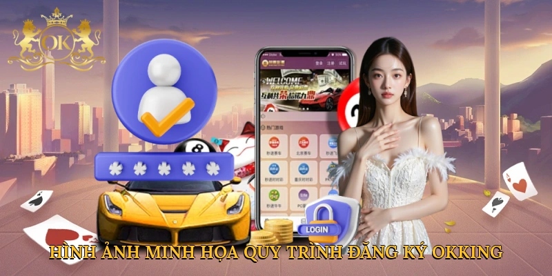 Hình ảnh minh họa quy trình đăng ký Okking